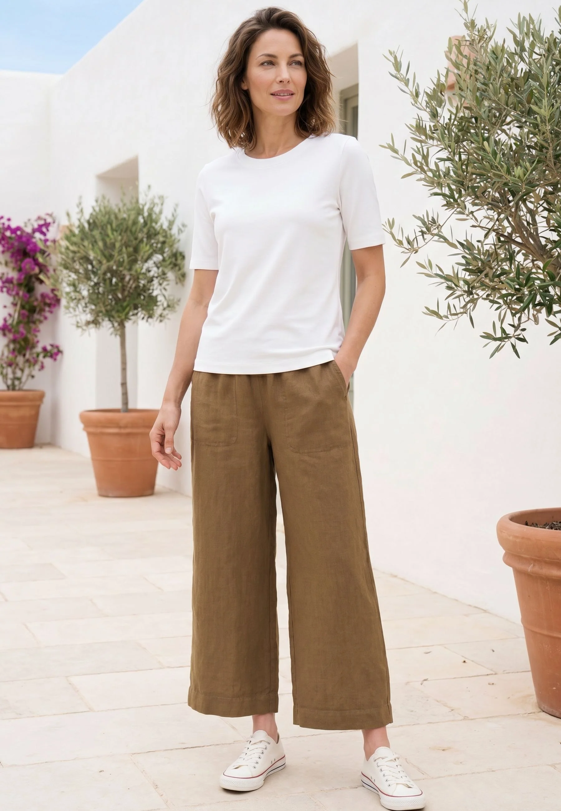Hose aus Leinen, Modell Jarina - Image 8